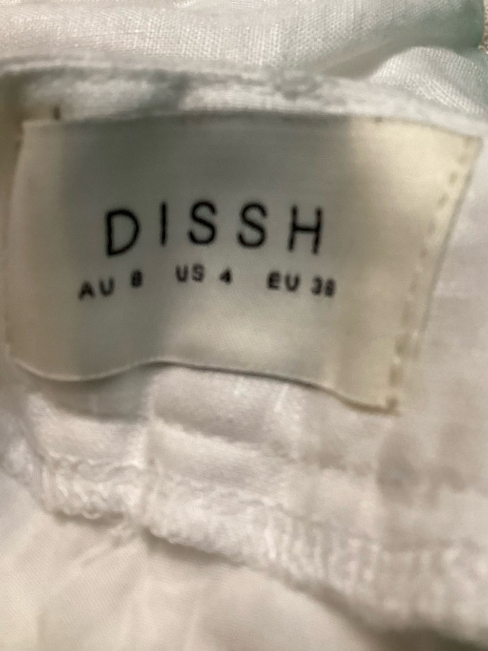 DISSH Norah White Linen Pant - Picture 5 of 6